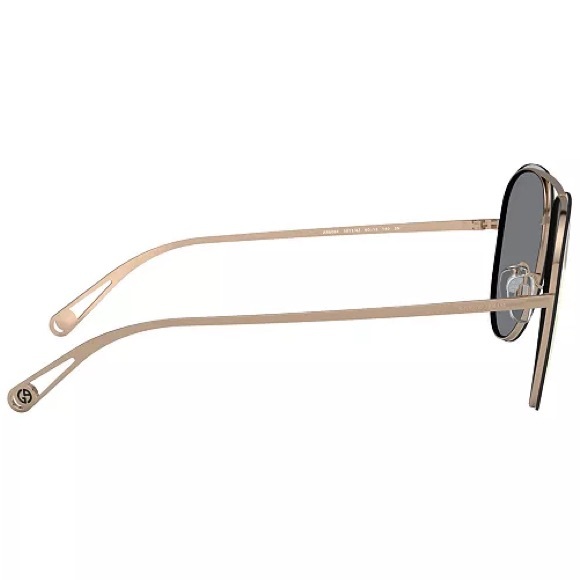 Giorgio Armani Pilot Sunglasses AR6084 Rose Gold Aviator - Picture 4 of 12